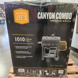 Phoenix Location NEW OKLAHOMA JOE'S 3-Burner Canyon Combo Charcoal and Gas Smoker and Grill in Black