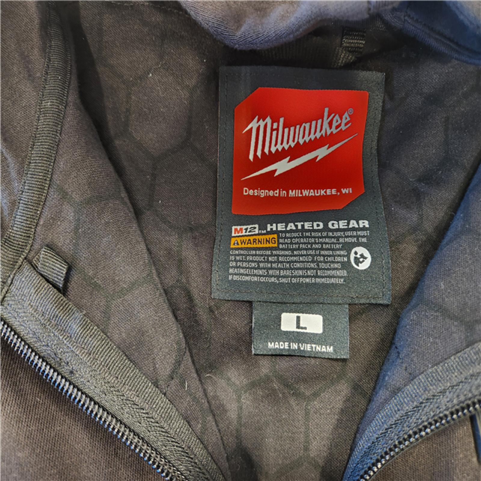AS-IS- Milwaukee Large M12 Heated Hoodie Kit