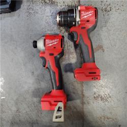HOUSTON LOCATION - AS-IS M18 18V Lithium-Ion Brushless Cordless Compact Drill/Impact Combo Kit (2-Tool) W/(2) 2.0 Ah Batteries, Charger & Bag