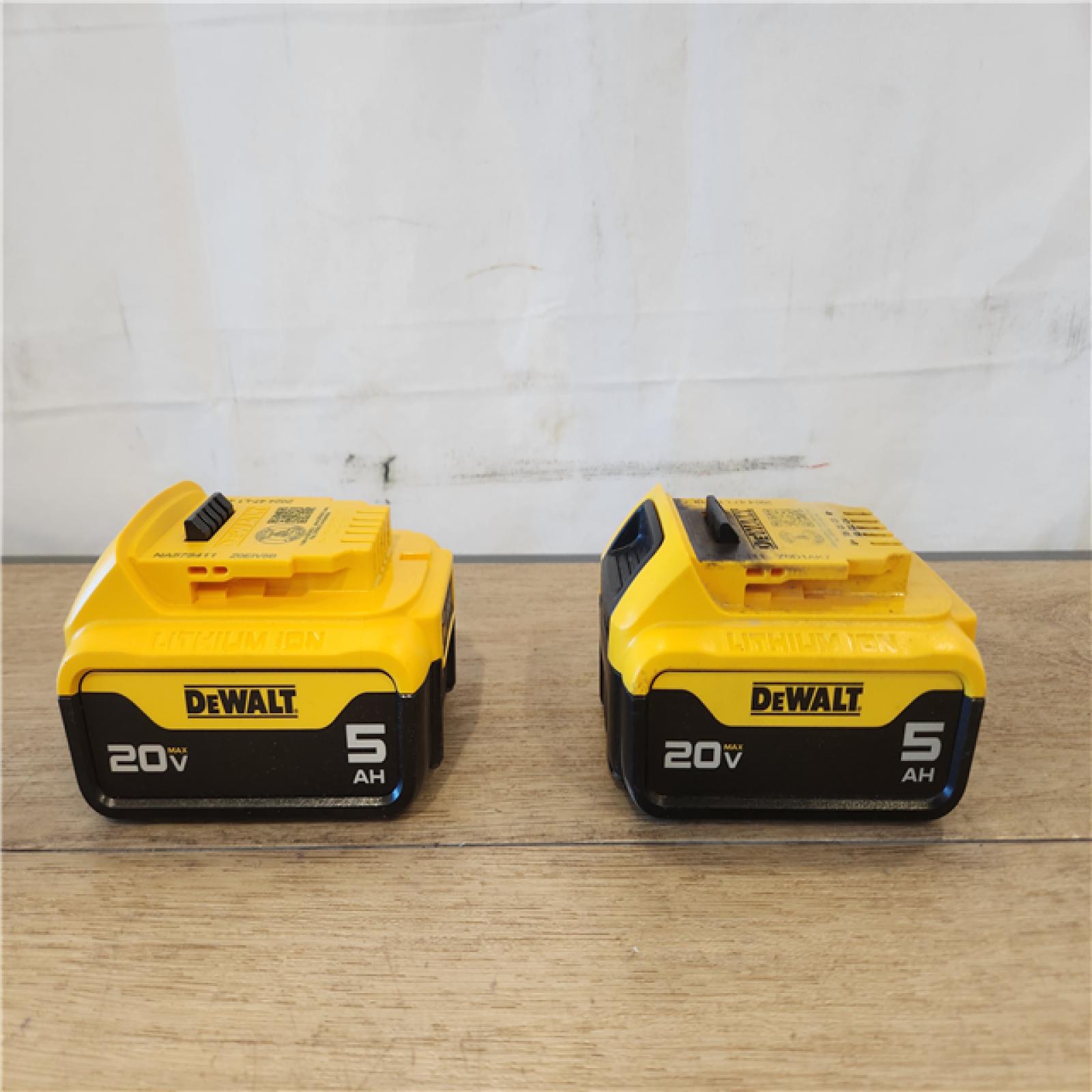 AS-IS- DEWALT 20V MAX Lithium-Ion 5.0Ah Battery (2-Pack)