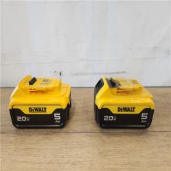 AS-IS- DEWALT 20V MAX Lithium-Ion 5.0Ah Battery (2-Pack)