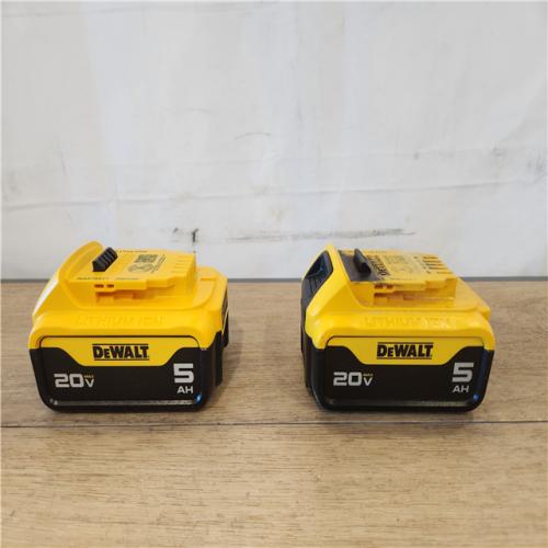 AS-IS- DEWALT 20V MAX Lithium-Ion 5.0Ah Battery (2-Pack)