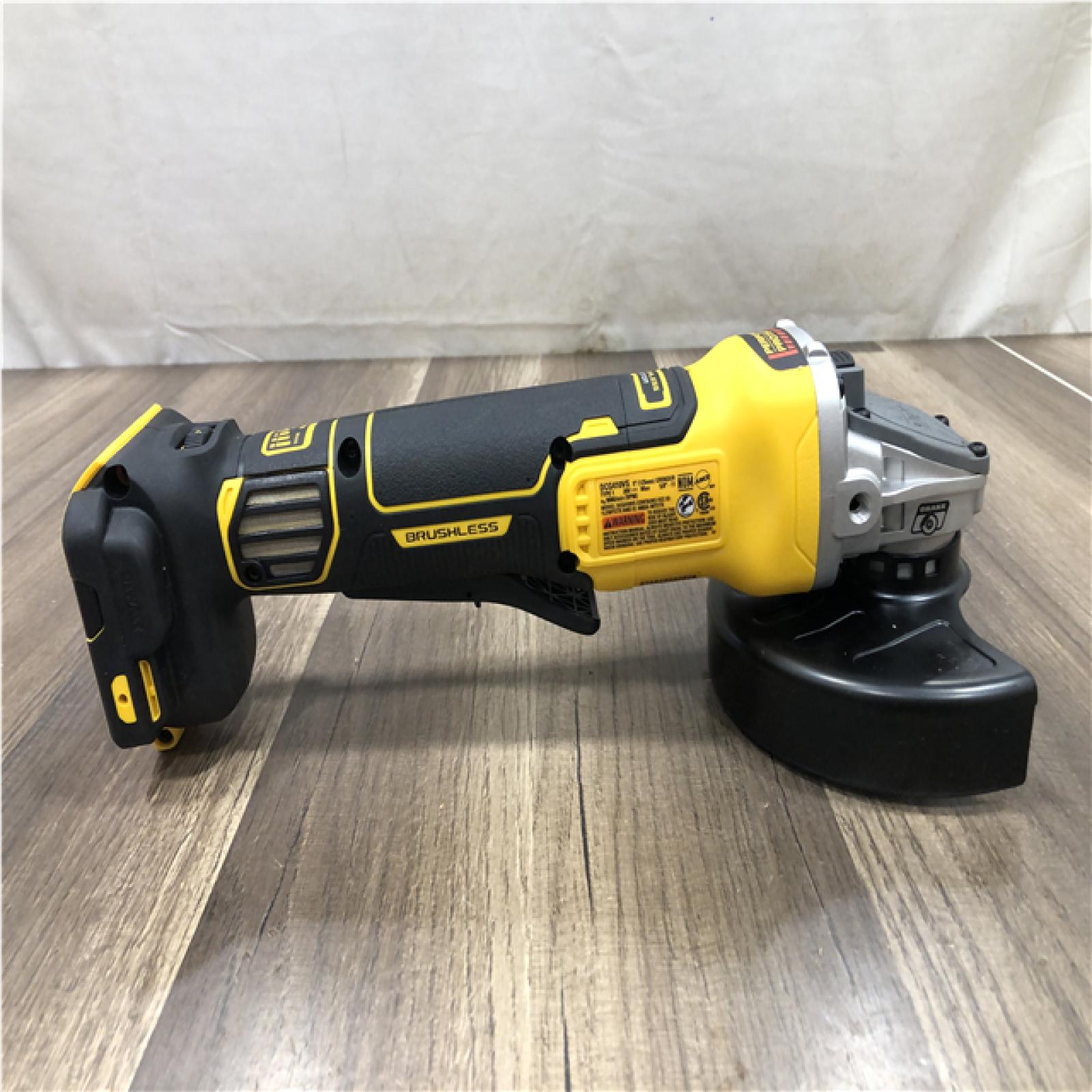 AS-IS DEWALT 20V XR Cordless 4-1/2. in. to 5 in. Variable Speed Angle Grinder (Tool Only)