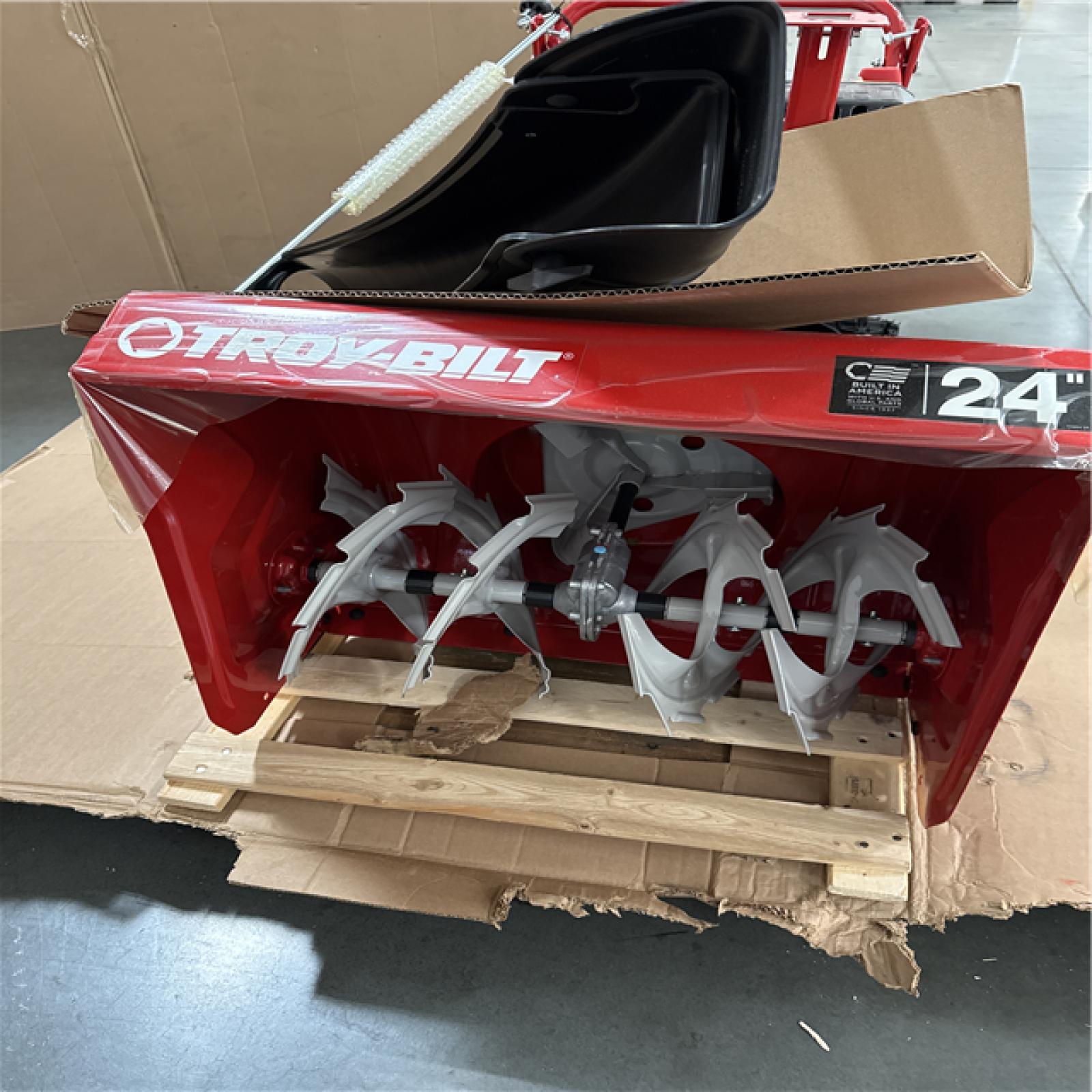 California AS-IS Troy-Bilt Storm 2420 Snow Blower; Appears in Like New Condition