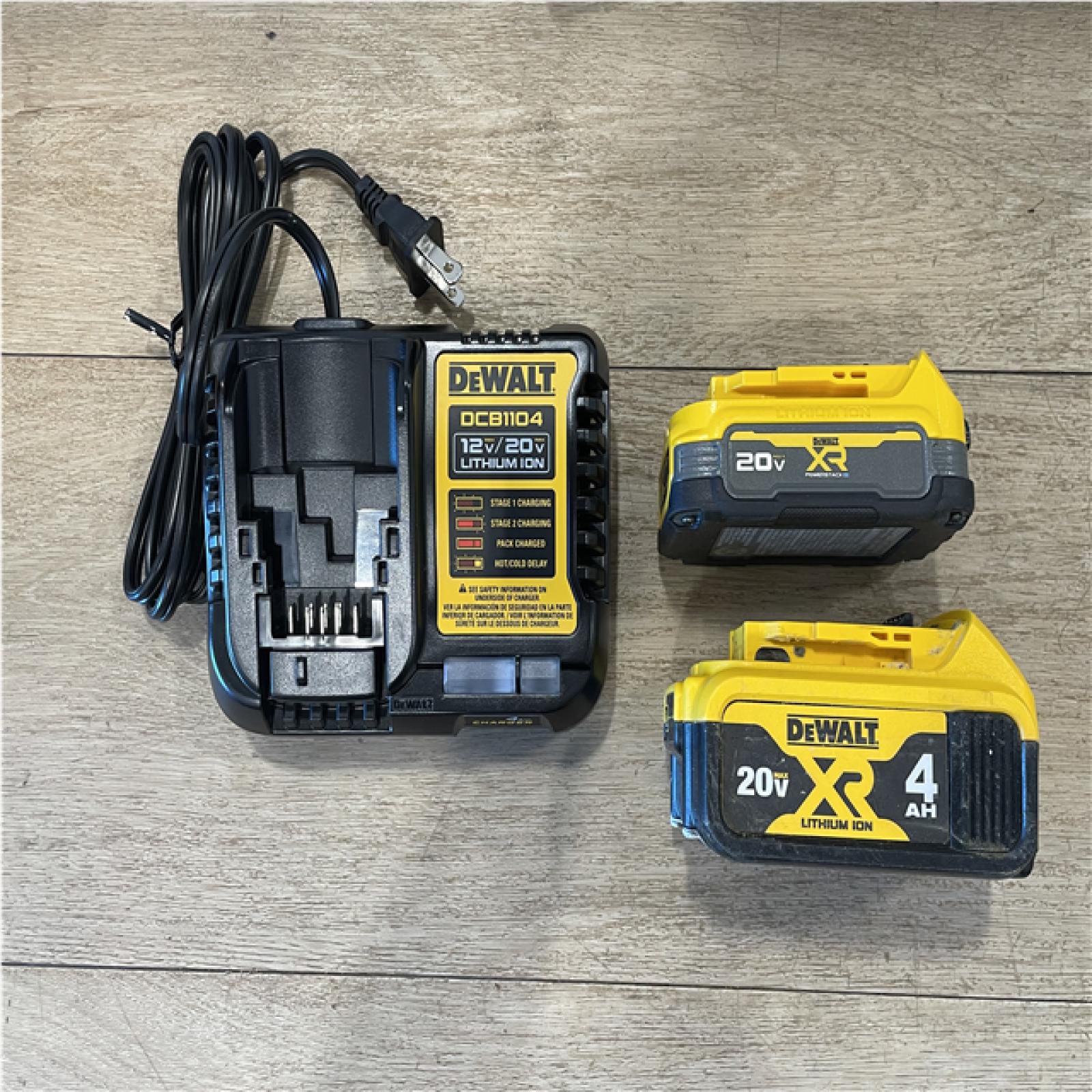 AS-IS DEWALT 20V XR Lithium-Ion Cordless 2-Tool Combo Kit