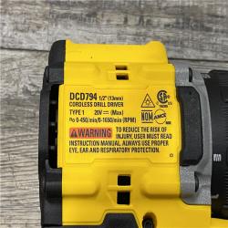 AS-IS DEWALT Atomic 20V Lithium-Ion Cordless Compact 1/2 in. Drill/Driver Kit