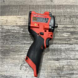 AS-IS Milwaukee FUEL 12V Lithium-Ion Brushless Cordless Stubby 1/2 in. Impact Wrench (Tool-Only)