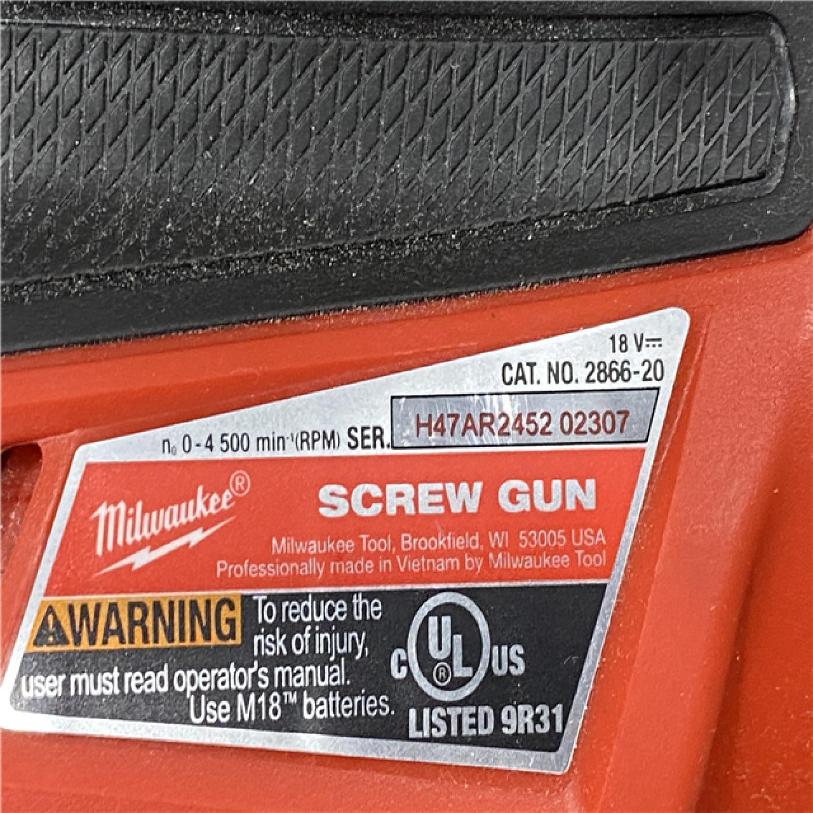 AS-IS Milwaukee FUEL 18V Lithium-Ion Brushless Cordless Drywall Screw Gun (Tool-Only)