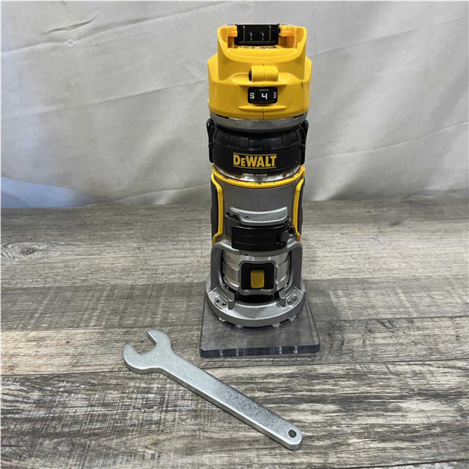 AS-IS DEWALT 20V MAX XR Cordless Brushless Fixed Base Compact Router (Tool Only)