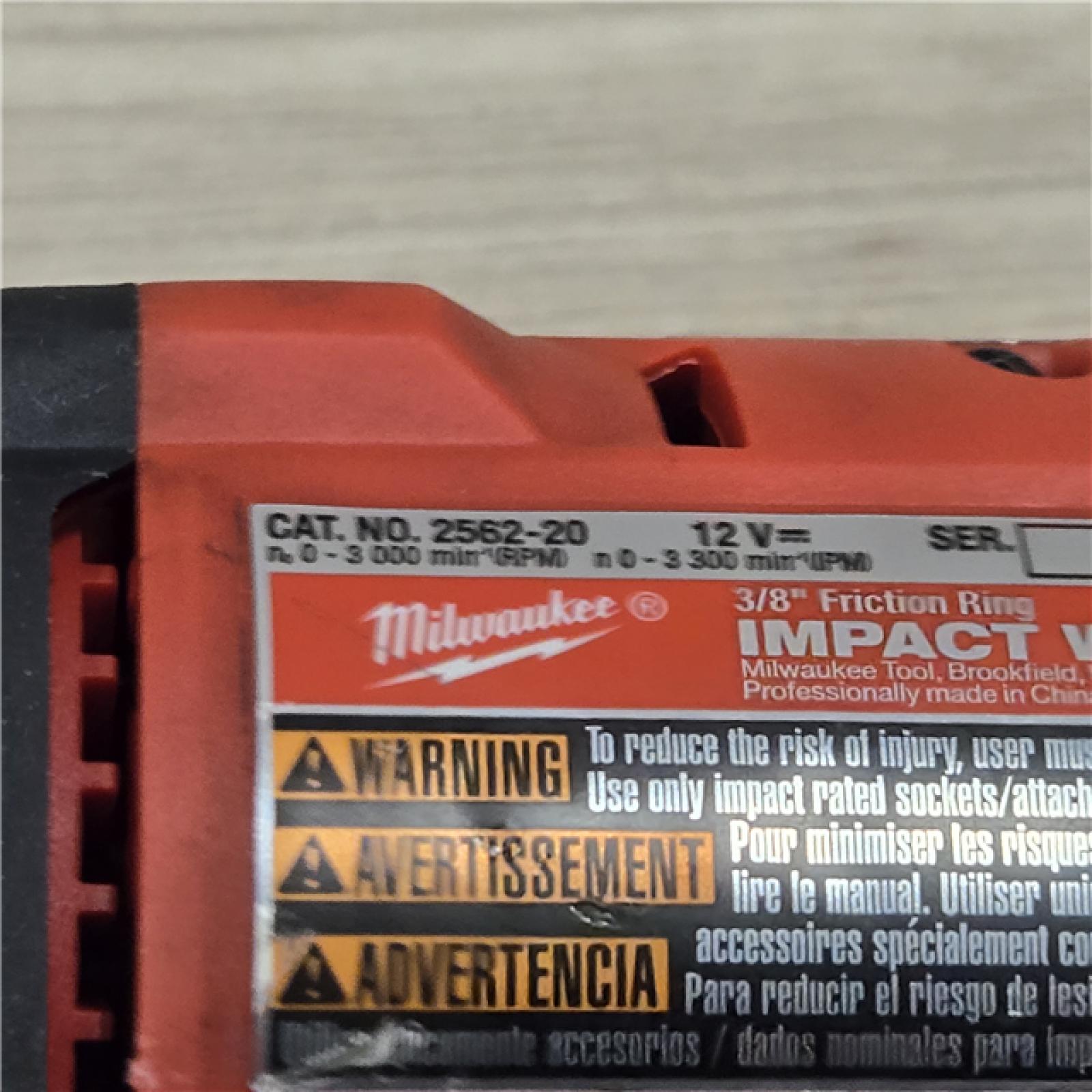 AS-IS Milwaukee M12 FUEL M12 3/8 in. Cordless High Torque Impact Wrench (Tool-Only)