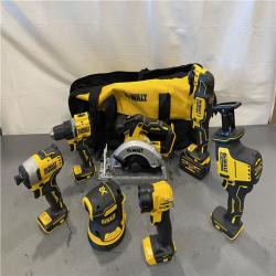 AS-IS - DEWALT 20-Volt MAX Lithium-Ion Cordless 7-Tool Combo Kit