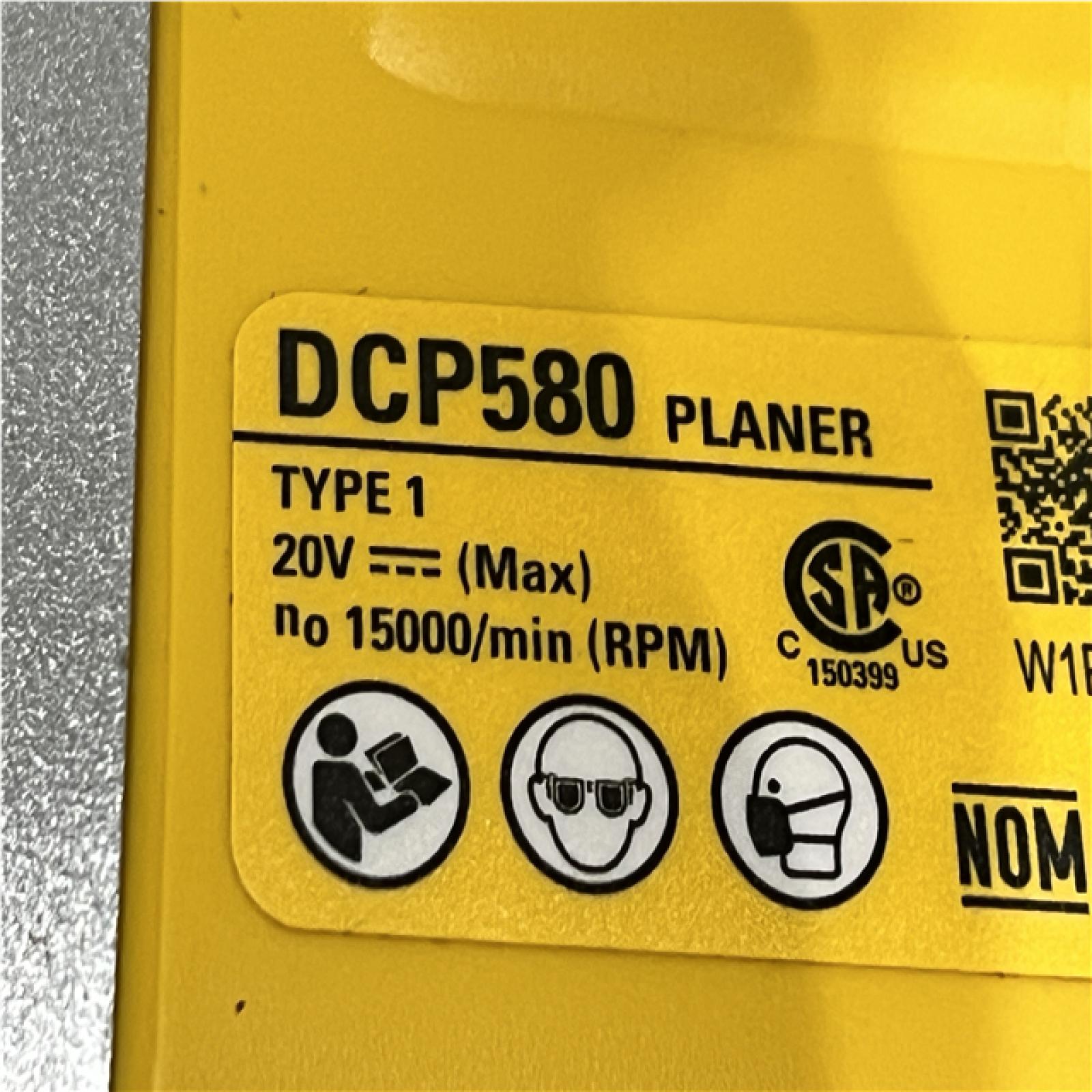 AS-IS DEWALT 20V MAX XR Cordless Brushless 3-1/4 in. Planer (Tool Only)