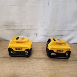AS-IS- DEWALT 20V MAX Lithium-Ion 5.0Ah Battery (2-Pack)
