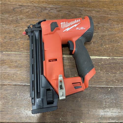 AS-IS M12 FUEL 12-Volt Lithium-Ion Brushless Cordless 18-Guage Compact Brad Nailer (Tool Only)