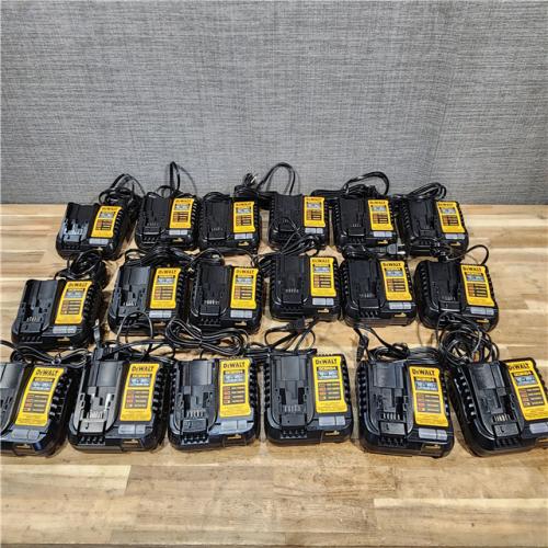 HOUSTON LOCATION - AS - IS DEWALT BATTERY CHARGER PACK QTY - 18