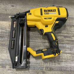 AS-IS DEWALT 20V MAX XR 16-Gauge Lithium-Ion Cordless Finish Nailer (Tool Only)