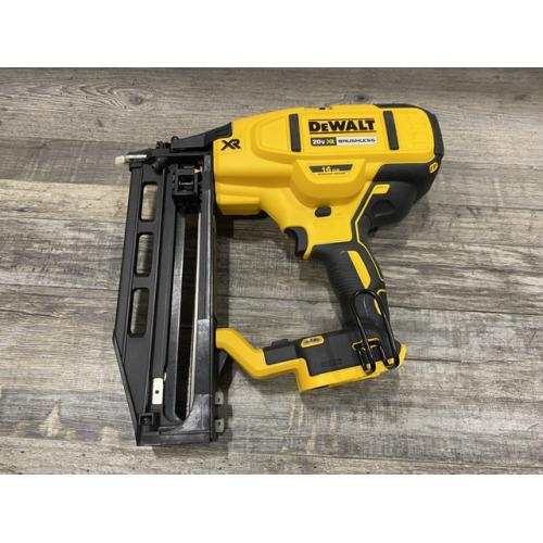 AS-IS DEWALT 20V MAX XR 16-Gauge Lithium-Ion Cordless Finish Nailer (Tool Only)