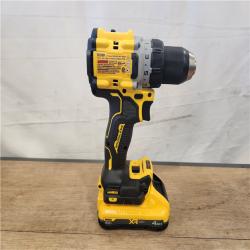 AS-IS- DEWALT 20V XR Lithium-Ion Cordless Brushless 1/2 in. Drill/Driver Kit