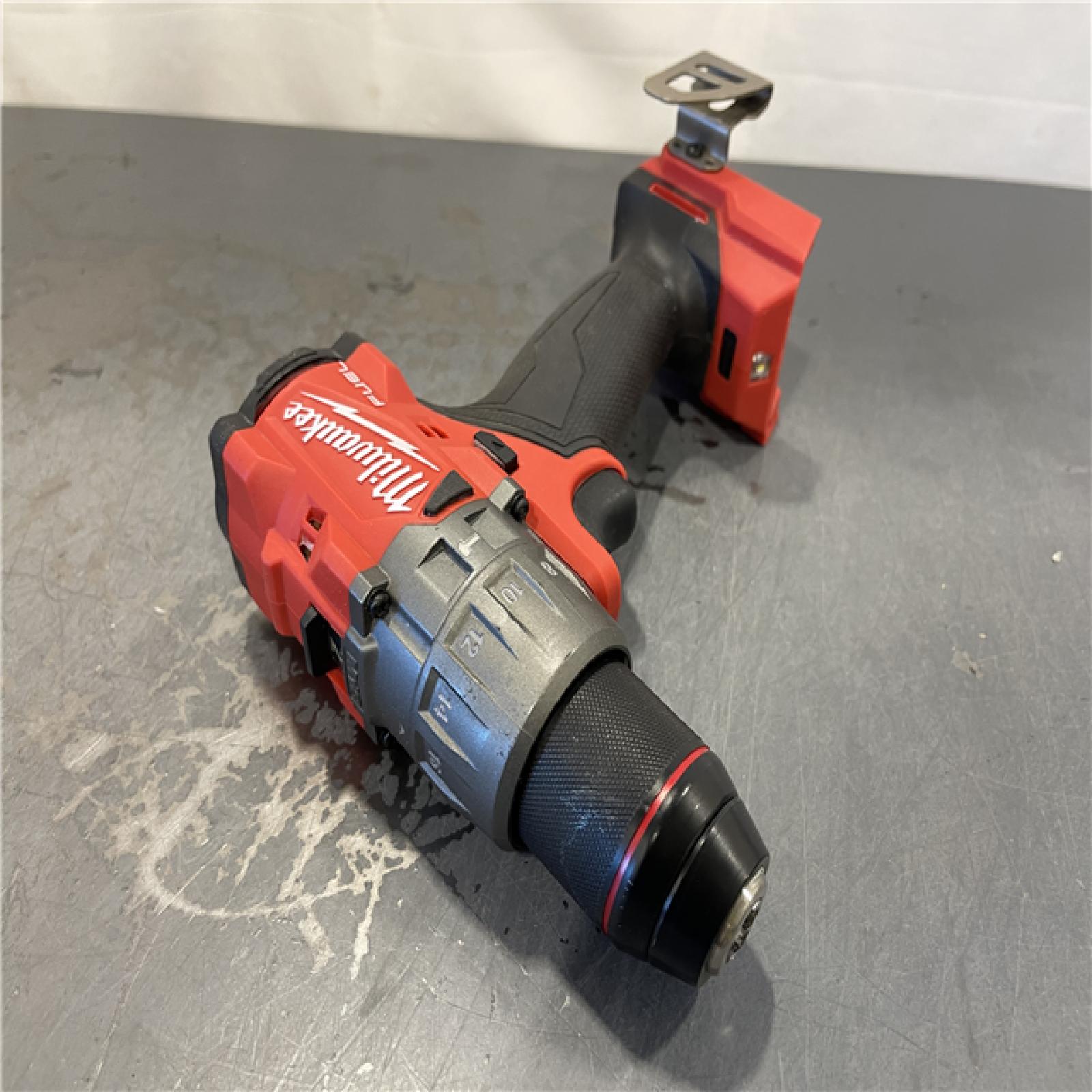AS-IS - Milwaukee M18 FUEL 18V Lithium-Ion Brushless Cordless 1/2 in. Hammer Drill/Driver