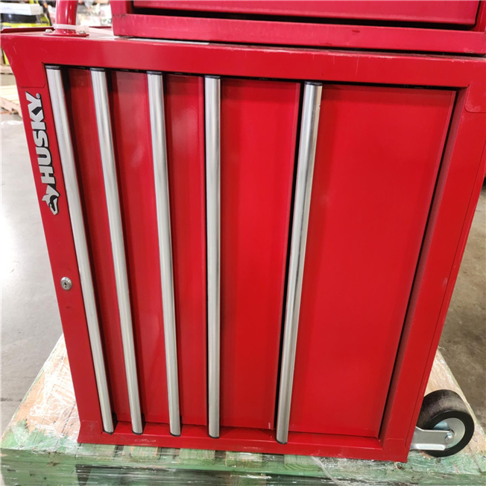 Phoenix AS-IS Husky Tool Storage 27 in. W x 18 in. D Standard Duty Red Rolling Tool Chest Combo (2-Chests)