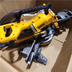 As-Is- DEWALT 60V Lithium-Ion 12 in. Cordless Sliding Miter Saw Kit with 9.0Ah Battery Pack