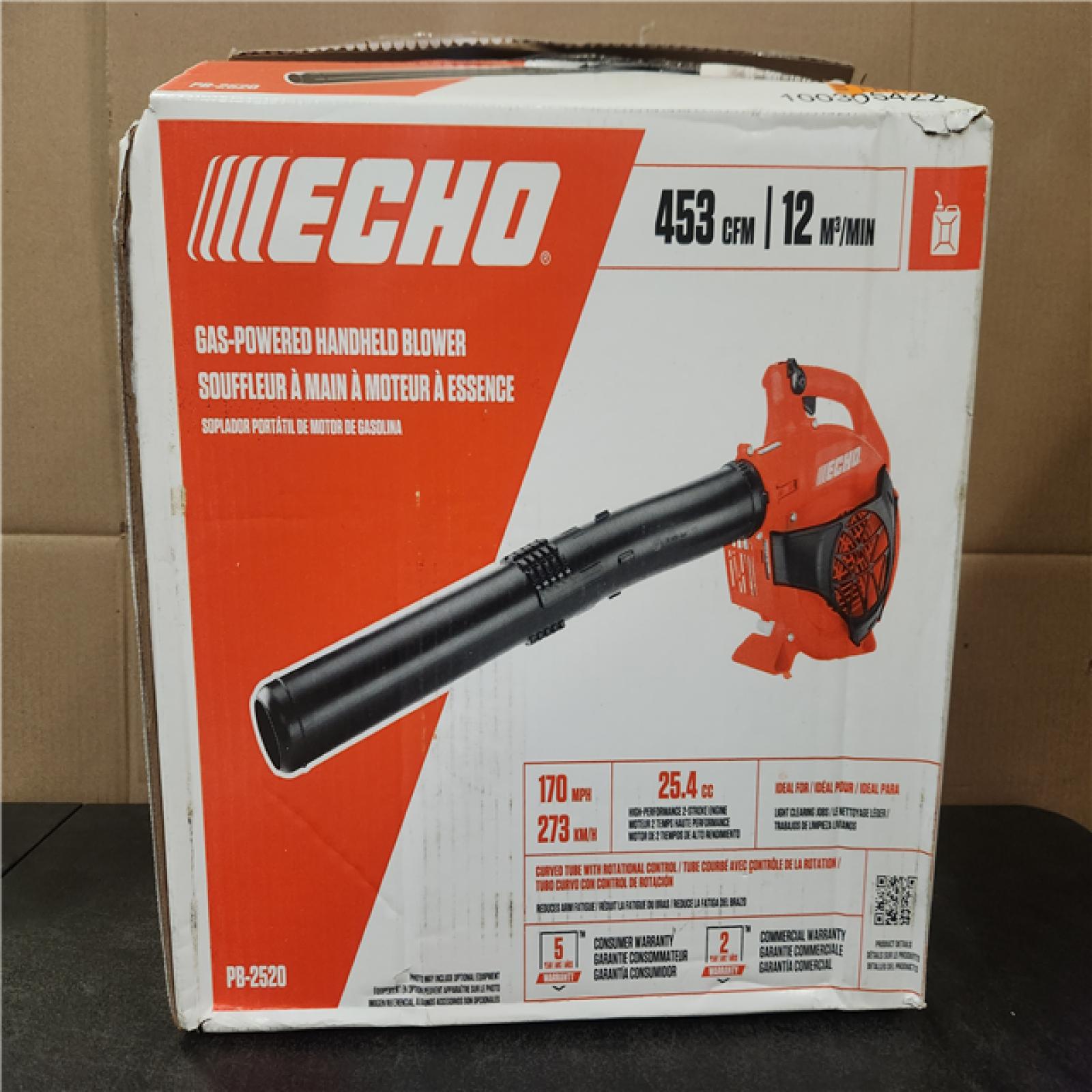 Phoenix NEW ECHO 170 MPH 453 CFM 25.4 cc Gas 2-Stroke Handheld Leaf Blower