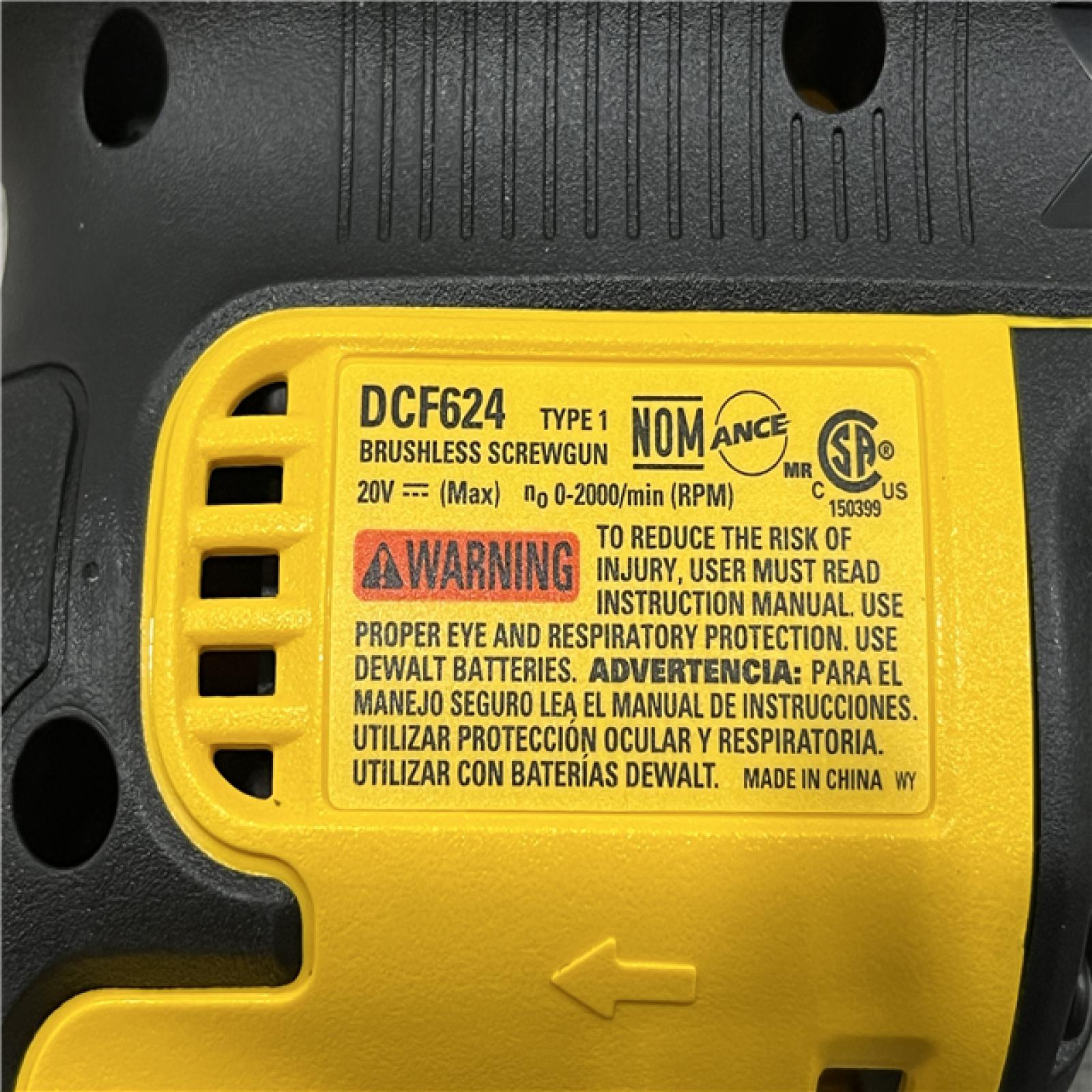 AS-IS DEWALT 20V MAX XR Cordless Brushless Drywall Screw Gun Threaded Clutch Housing (Tool Only)