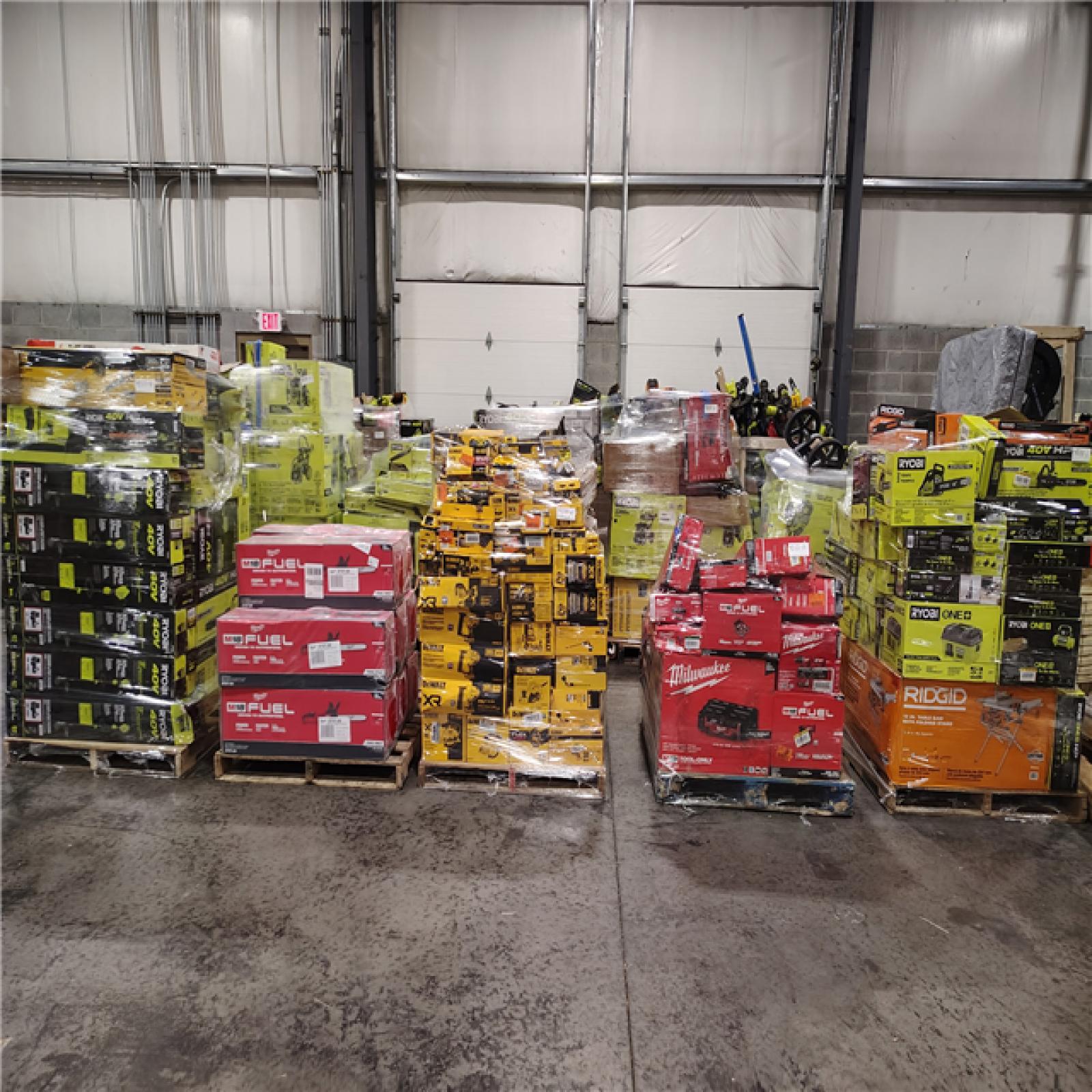 Pittston Location As-Is Power Tools Partial Truckload (15 Pallets) 4033-B