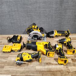 HOUSTON LOCATION - AS-IS DEWALT 20V MAX Lithium-Ion Cordless 6-Tool Combo Kit