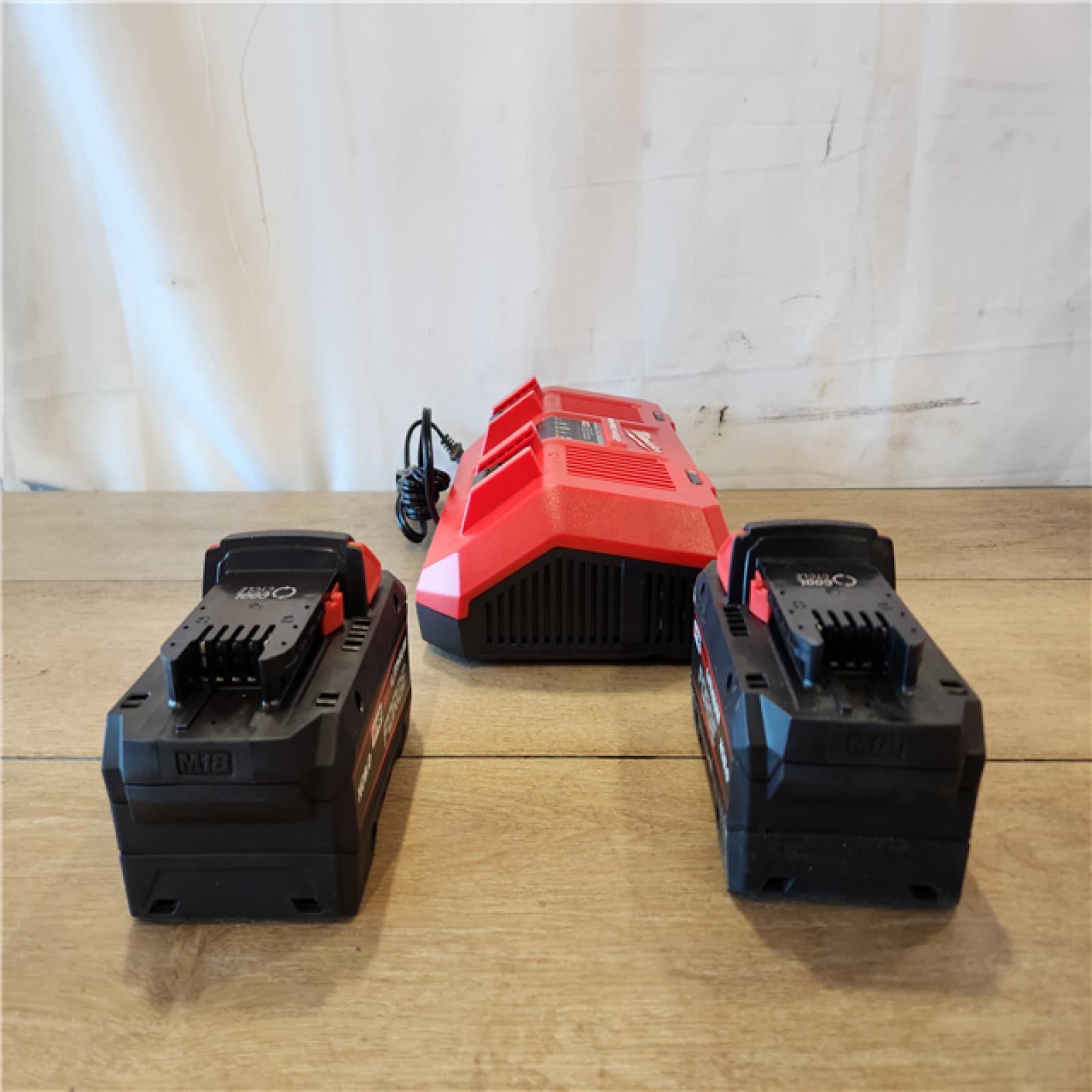 AS-IS-  Kit with Two XC 8.0 Ah Battery and Dual Bay Rapid Charger