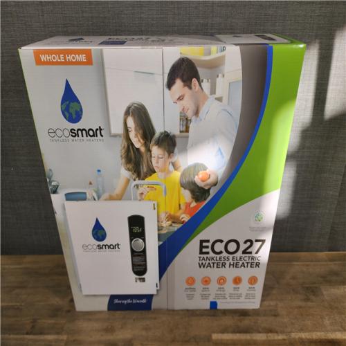 HOUSTON LOCATION - AS-IS (NEW) ECOSMART ECO27 TANKLESS ELECTRIC WATER HEATER