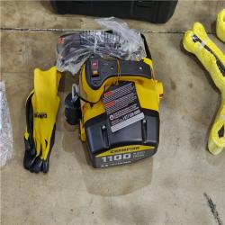 HOUSTON LOCATION - AS-IS Champion Power Equipment 1100 Lb. Portable 120-Volt Electric Winch Kit  Pulling and Lifting Capability