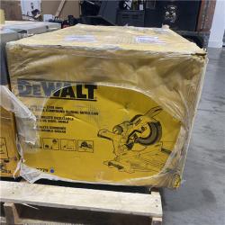 Dallas Location - NEW-	DEWALT 15 Amp Corded 12 in. Double Bevel Sliding Compound Miter Saw