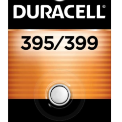 DALLAS LOCATION- NEW! DURACELL 395/399 Silver Oxide Button Battery (36 BATTERIES TOTAL)