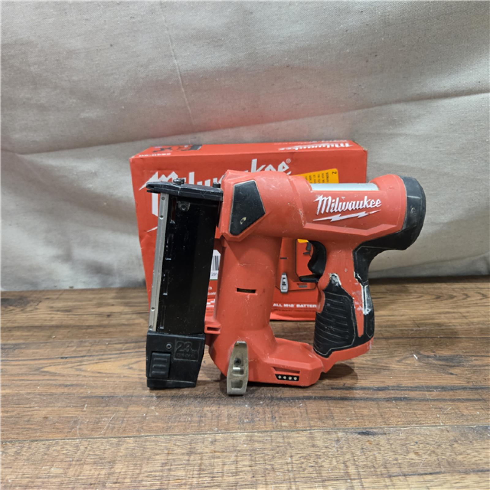 AS-IS Milwaukee 2540-20 12V 23 Gauge Cordless Pin Nailer (Tool Only)