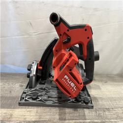 AS-IS Milwaukee FUEL 18V Lithium-Ion Cordless Brushless 6-1/2 in. Plunge Cut Track Saw (Tool-Only)