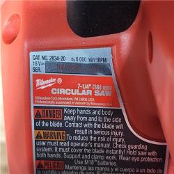HOUSTON LOCATION - AS-IS Milwaukee FUEL 18V Lithium-Ion Brushless Cordless 7-1/4 in. Circular Saw (Tool-Only)