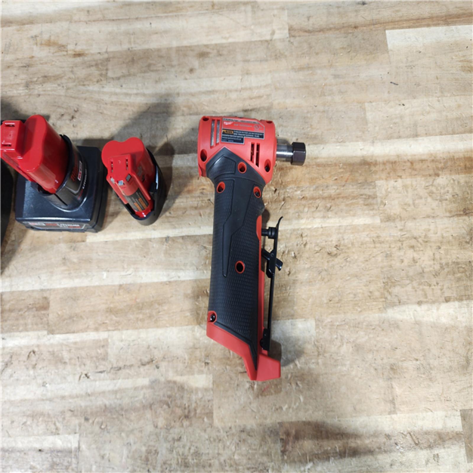 HOUSTON LOCATION - AS - IS Milwaukee FUEL 12V Lithium-Ion Brushless Cordless 1/4 in. Right Angle Die Grinder Kit