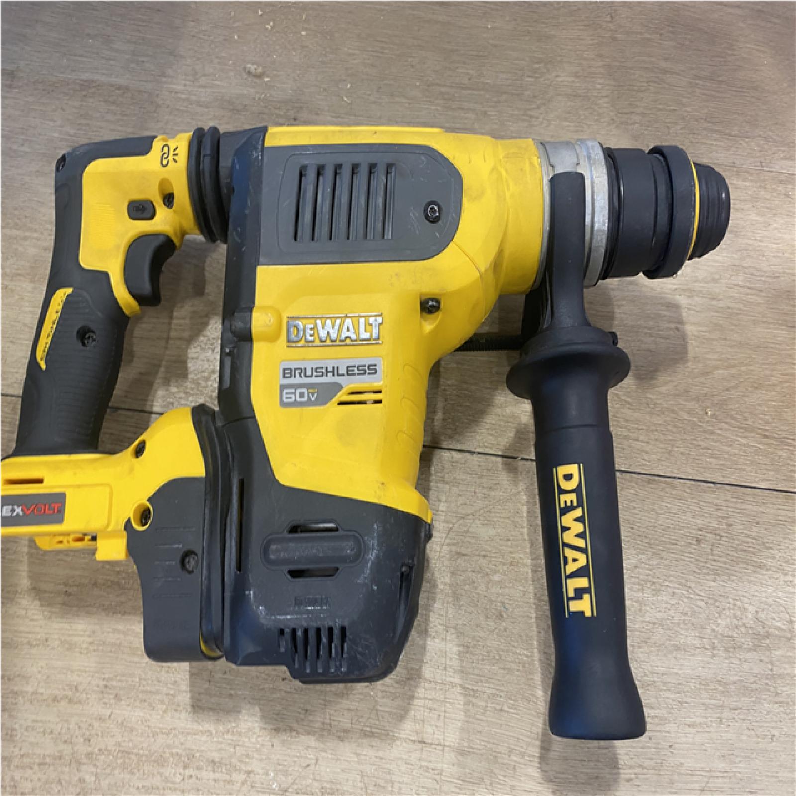 AS-IS DEWALT FLEXVOLT 60V MAX Cordless 1-1/4 in. SDS Plus Rotary Hammer (Tool Only)