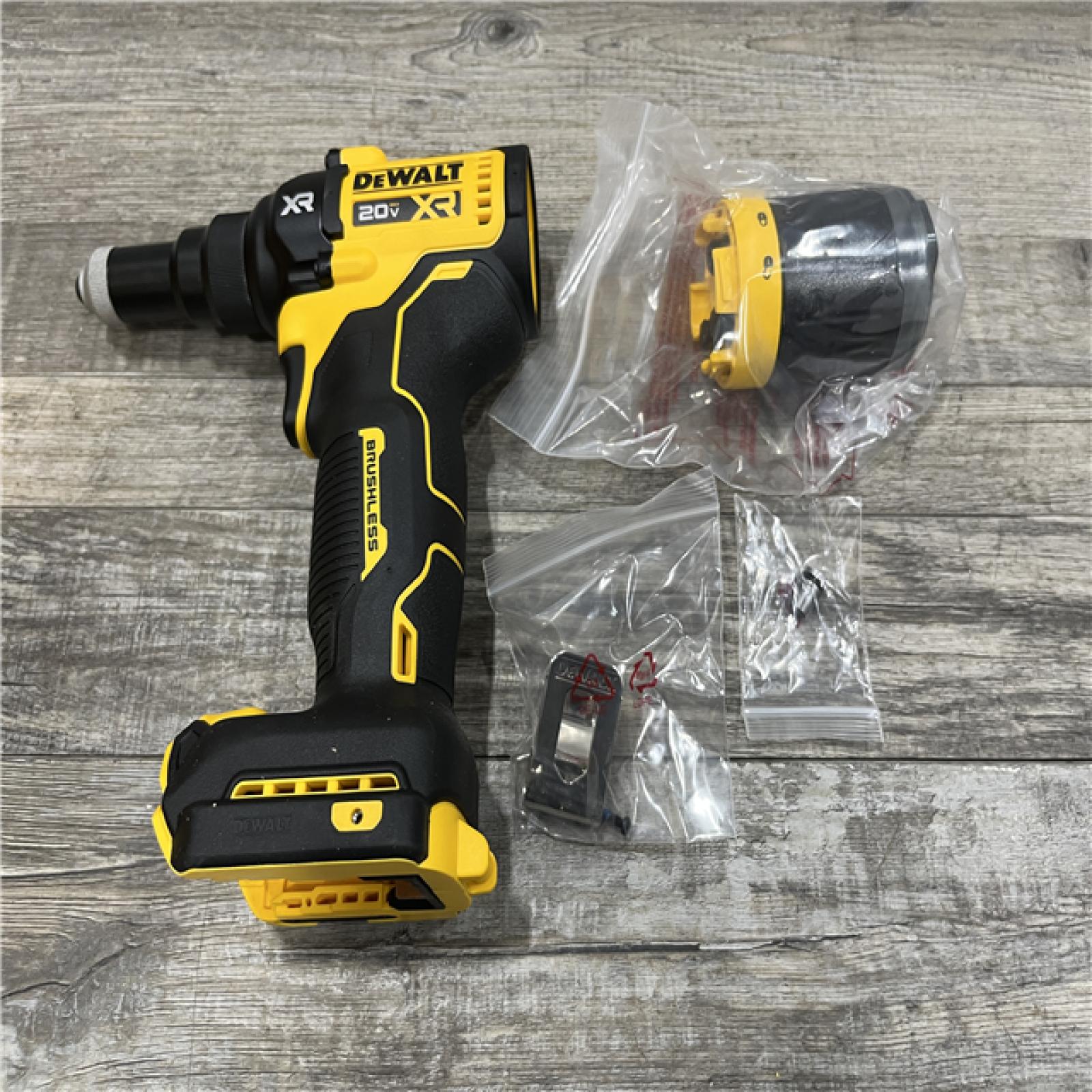 AS-IS DEWALT 20-Volt MAX Cordless 3/16 in. Rivet Tool (Tool-Only)