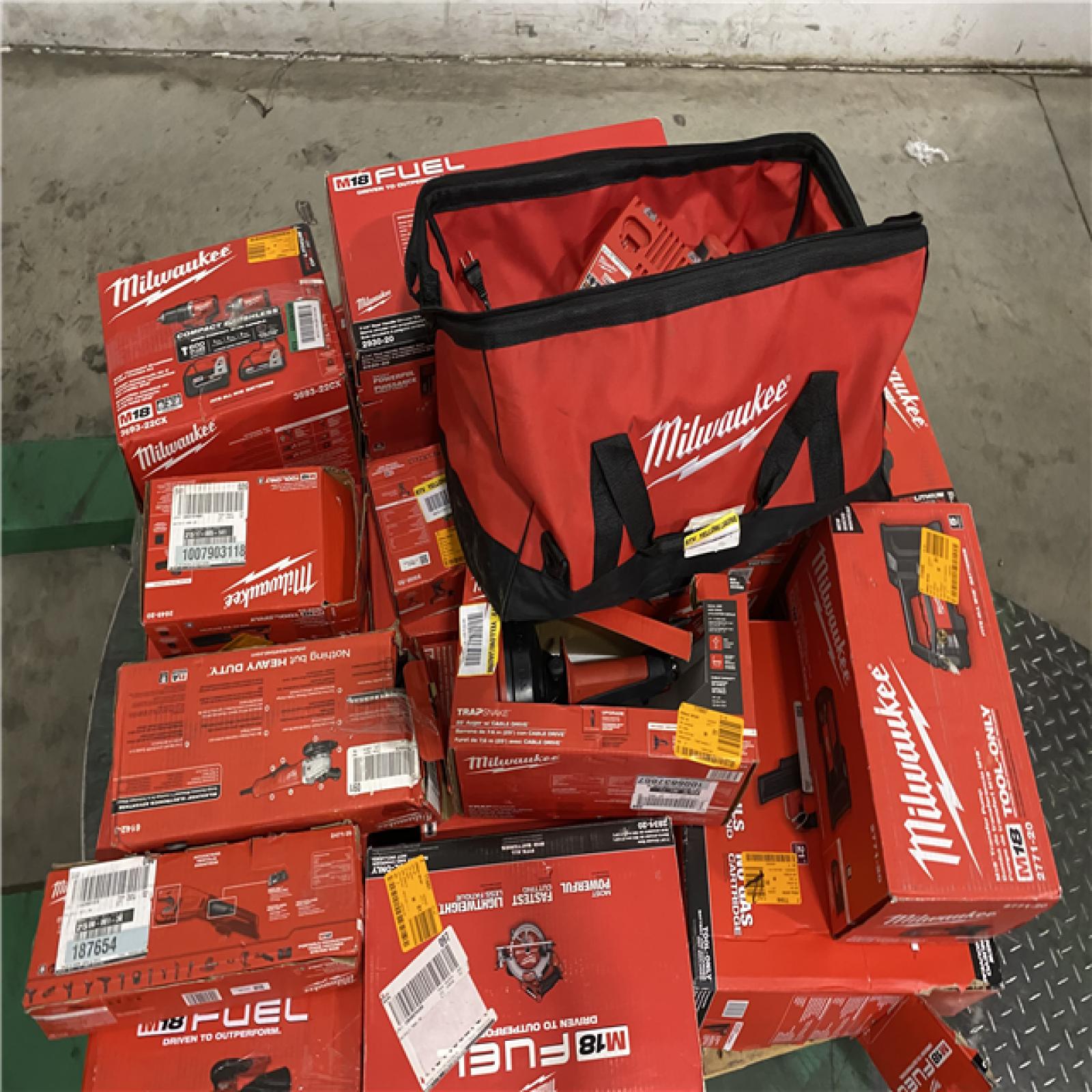 Dallas Location - As-Is MILWAUKEE Tool Pallet