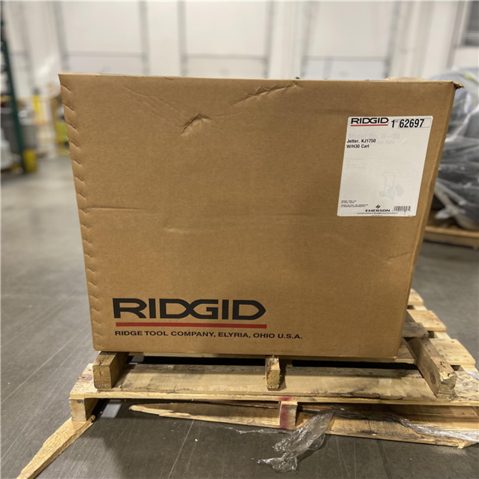 DALLAS LOCATION - RIDGID 62697 KJ-1750-C Water Jetter Drain Cleaner with Cart