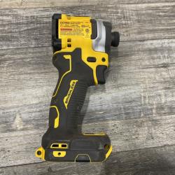 AS-IS DEWALT ATOMIC 20V MAX Lithium-Ion Cordless 1/4 in. Brushless Impact Driver Kit