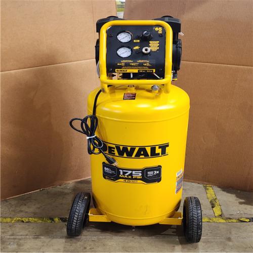 HOUSTON LOCATION - AS-IS DEWALT 26 Gal. 175 PSI Ultra Quiet Portable Electric Air Compressor