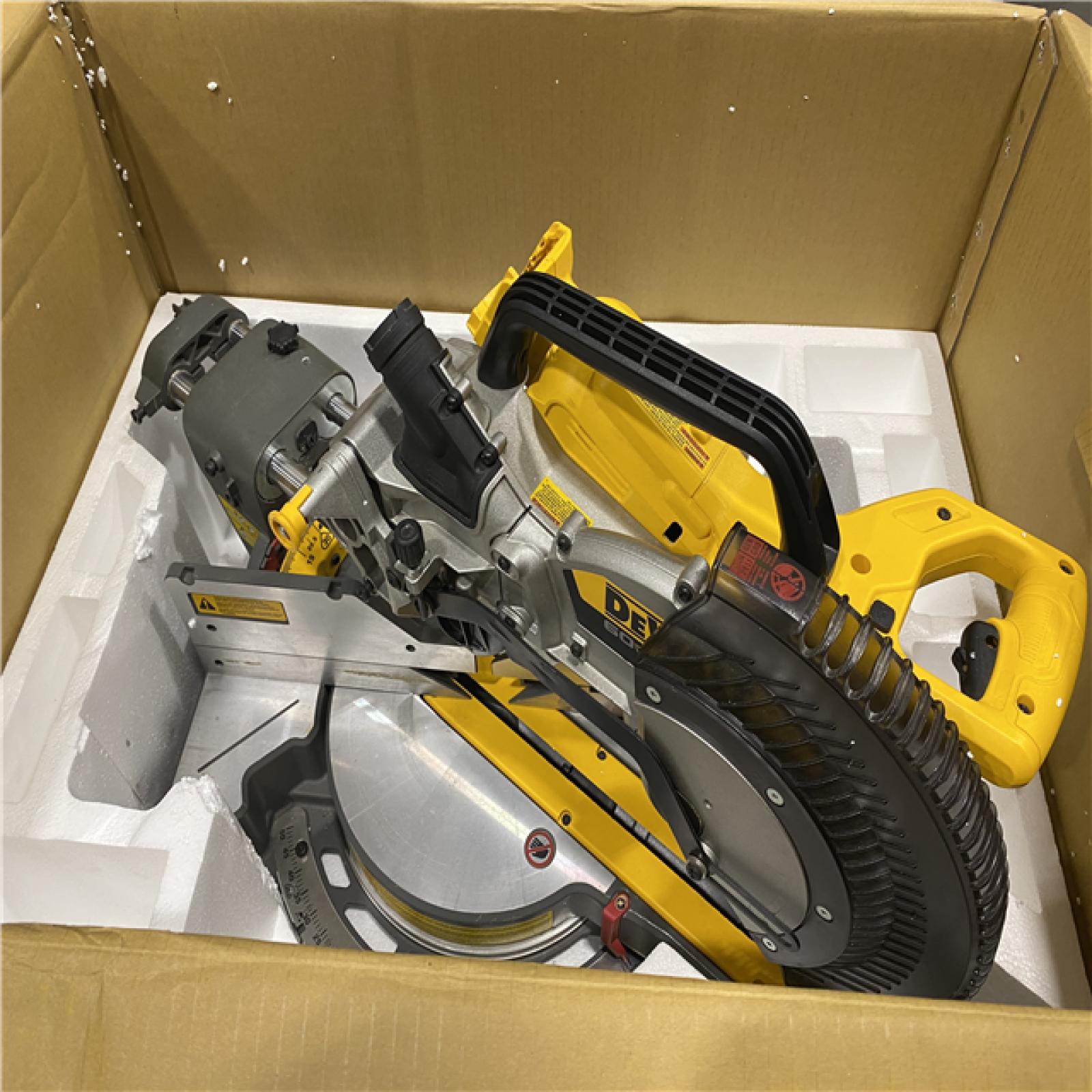 AS-IS DEWALT 60V Lithium-Ion 12 in. Cordless Sliding Miter Saw (Tool Only)