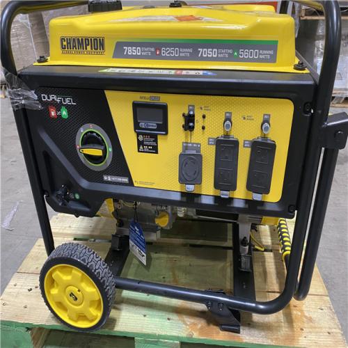 Dallas Location - As-Is Champion Power Equipment 7850/6250-Watt Fuel Portable Generator