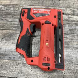 AS-IS Milwaukee 12-Volt Lithium-Ion Cordless 3/8 in. Crown Stapler (Tool-Only)