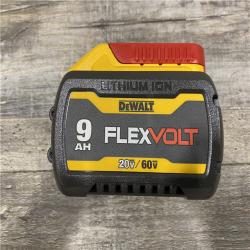 AS-IS DEWALT 20V/60V MAX FLEXVOLT Lithium-Ion 9.0Ah Battery and Charger Starter Kit