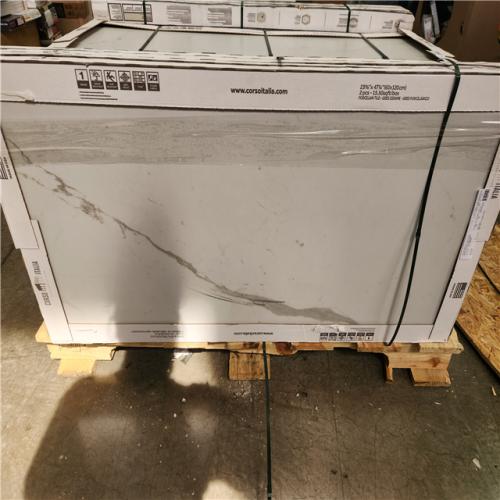Phoenix NEW Corso Italia Impero Prestige White Matte 24 in. x 48 in. Marble Look Porcelain Floor and Wall Tile (527 sq. ft./34 Case)