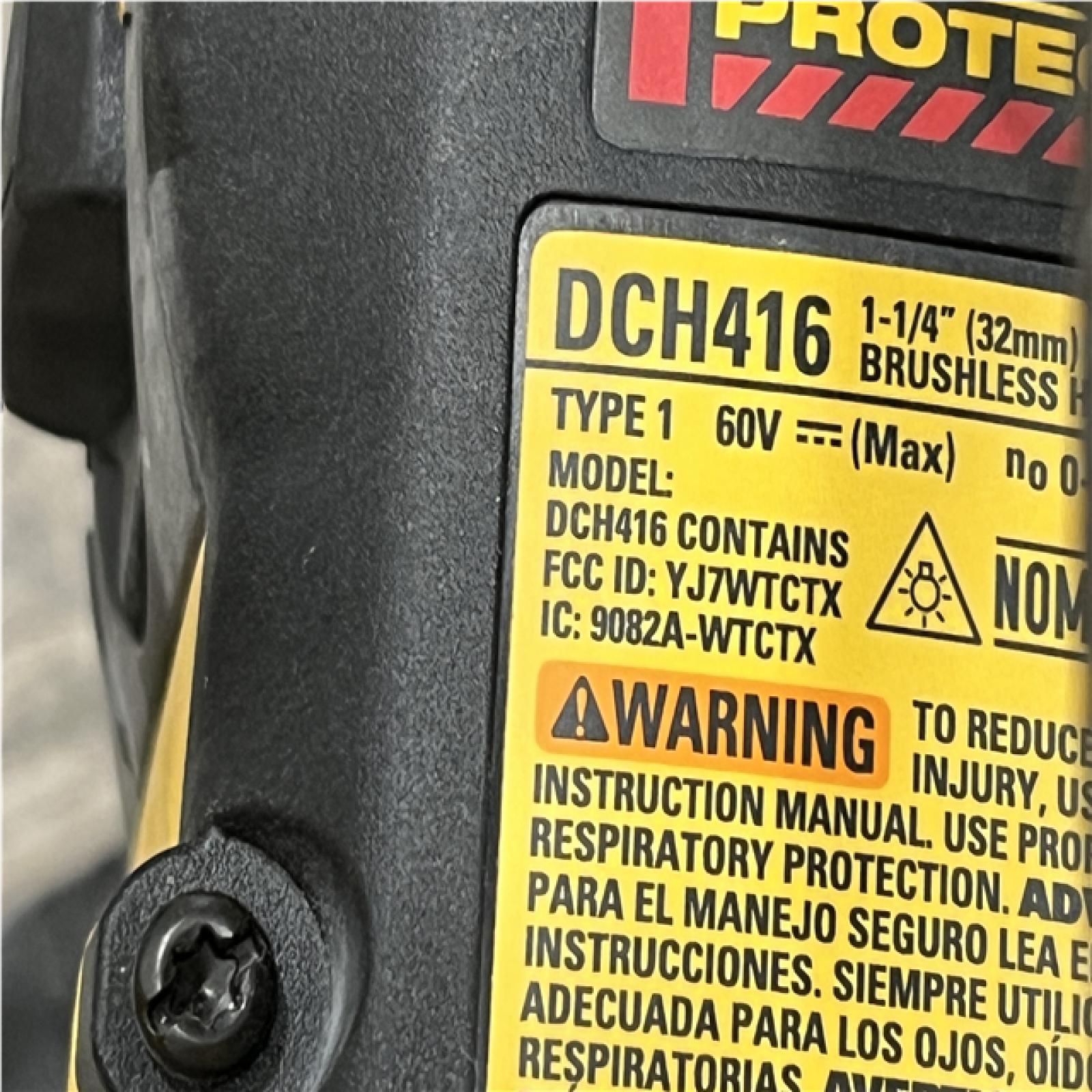 AS-IS DEWALT FLEXVOLT 60V MAX Cordless 1-1/4 in. SDS Plus Rotary Hammer (Tool Only)